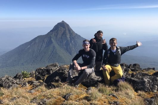 Volcanoes hiking